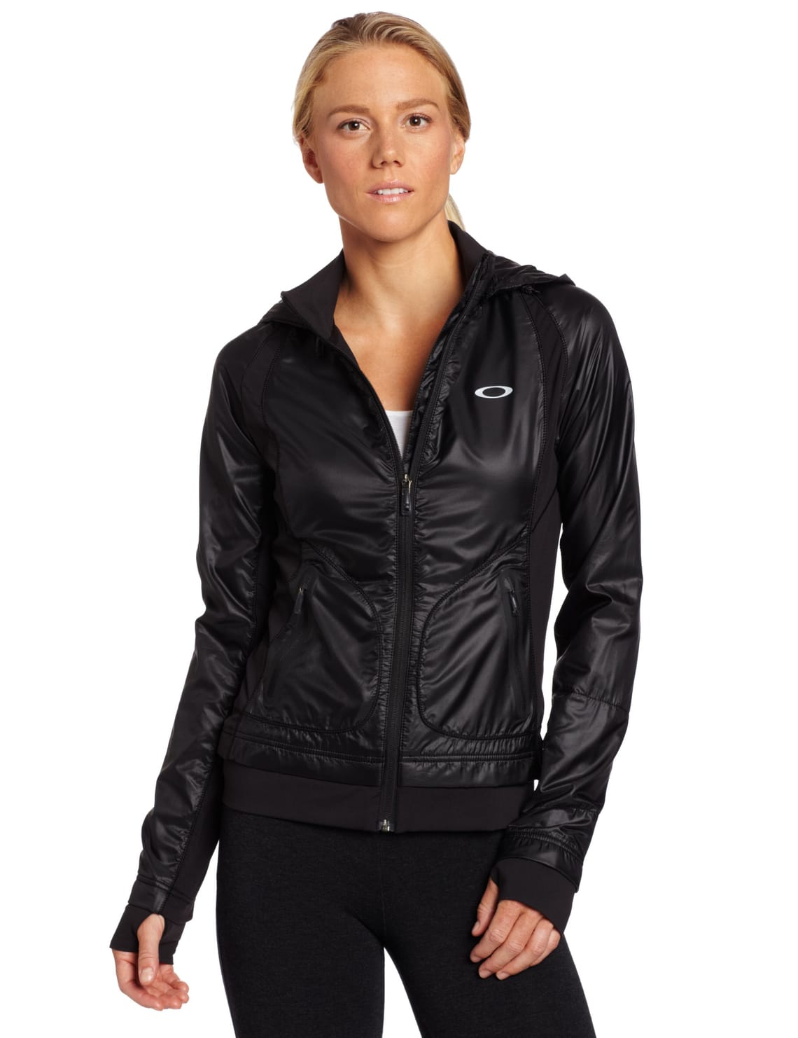 Women's Oakley Black Windbreaker